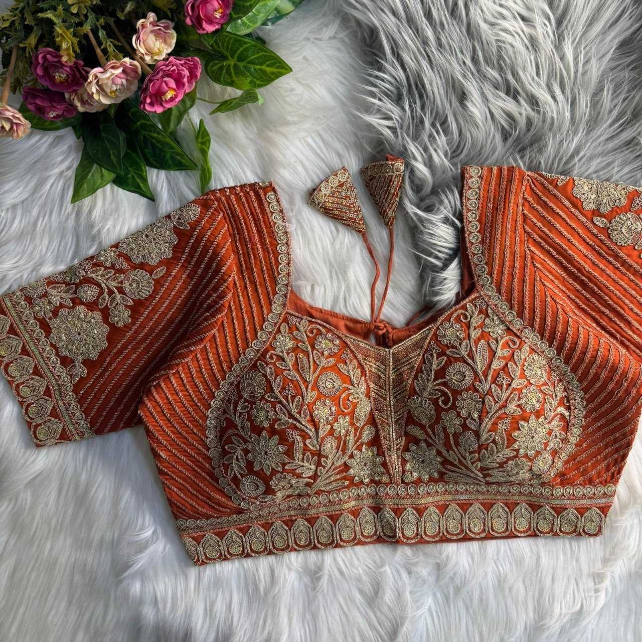 Silk V-neck Blouse