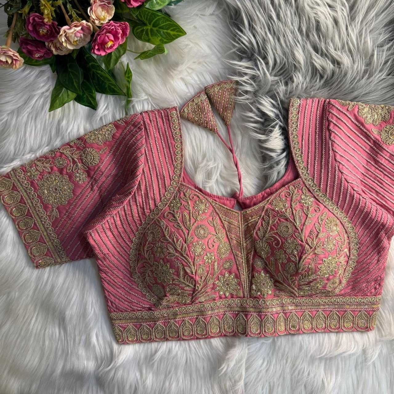 Silk V-neck Blouse
