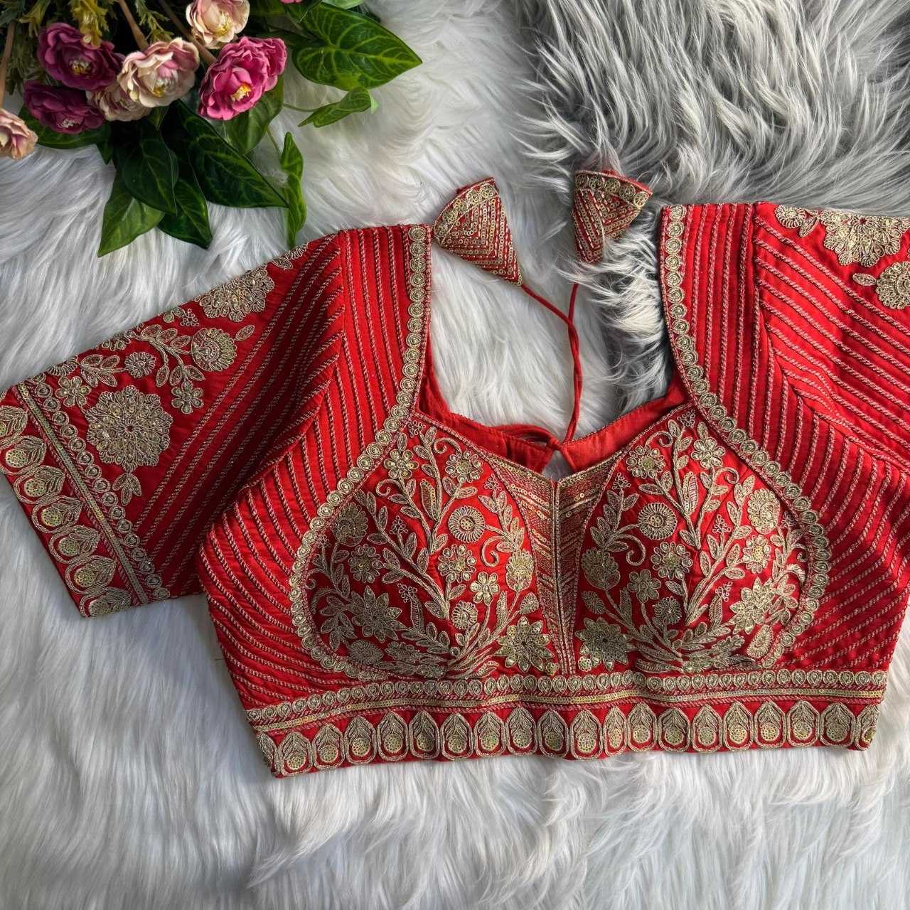 Silk V-neck Blouse