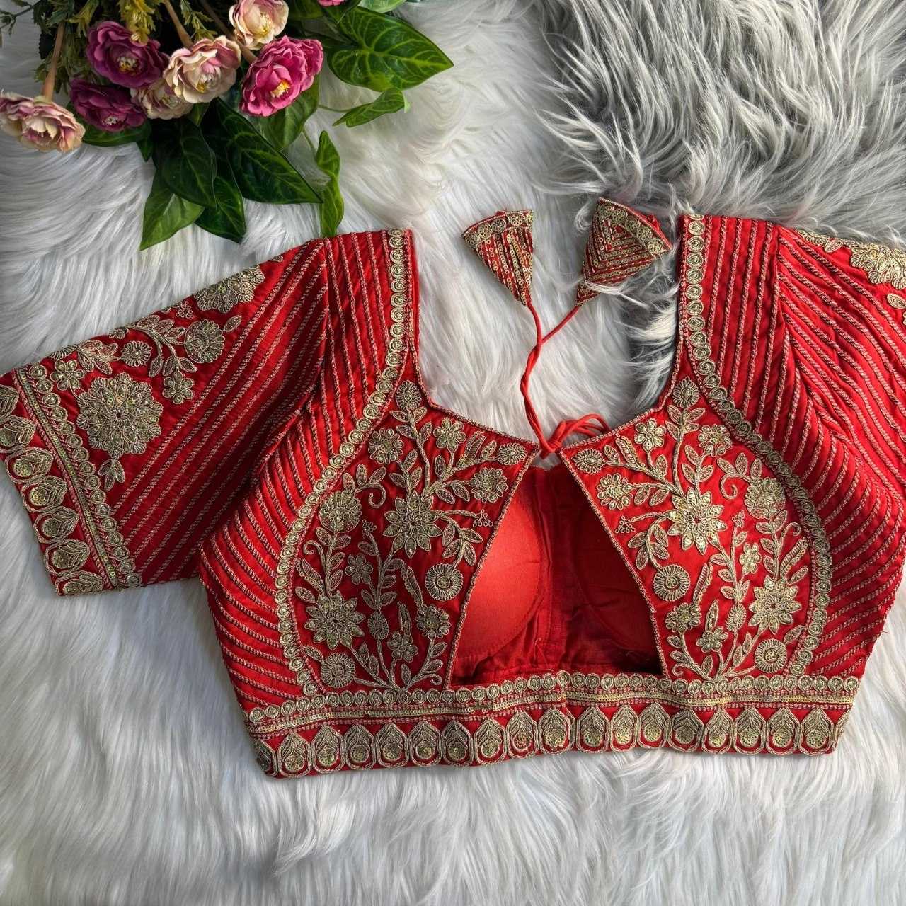 Silk V-neck Blouse