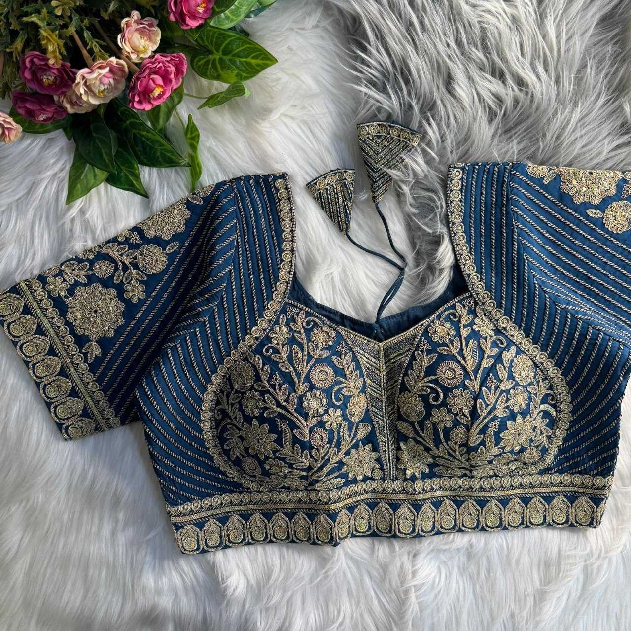 Silk V-neck Blouse