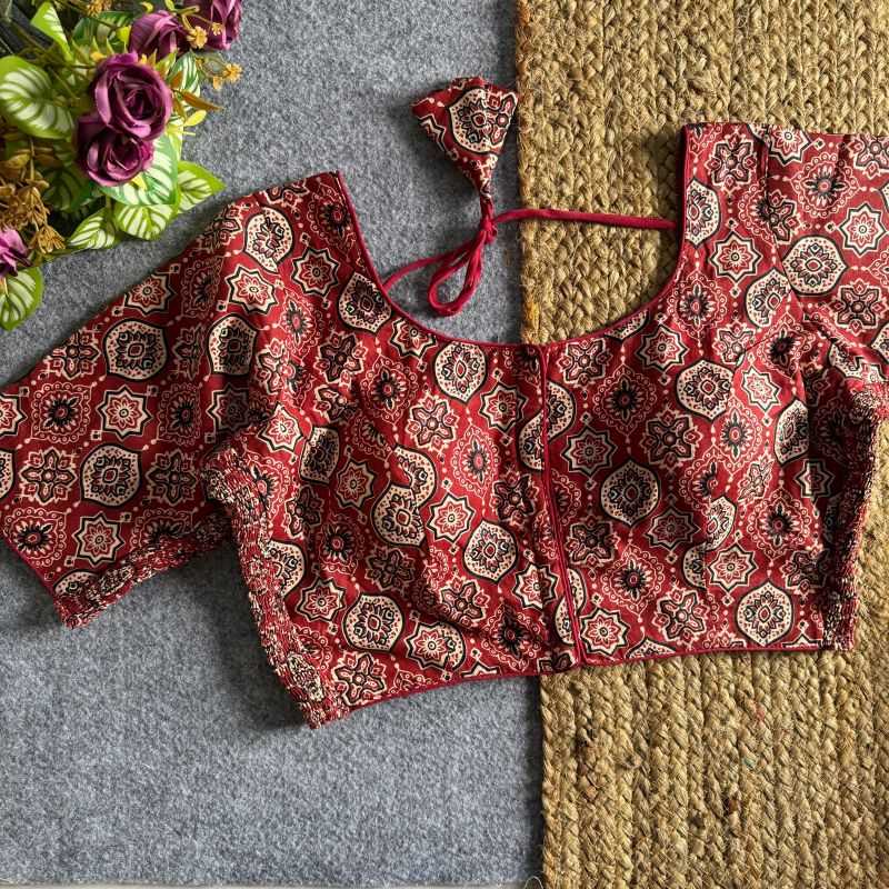 Akshara Cotton Printed Blouse