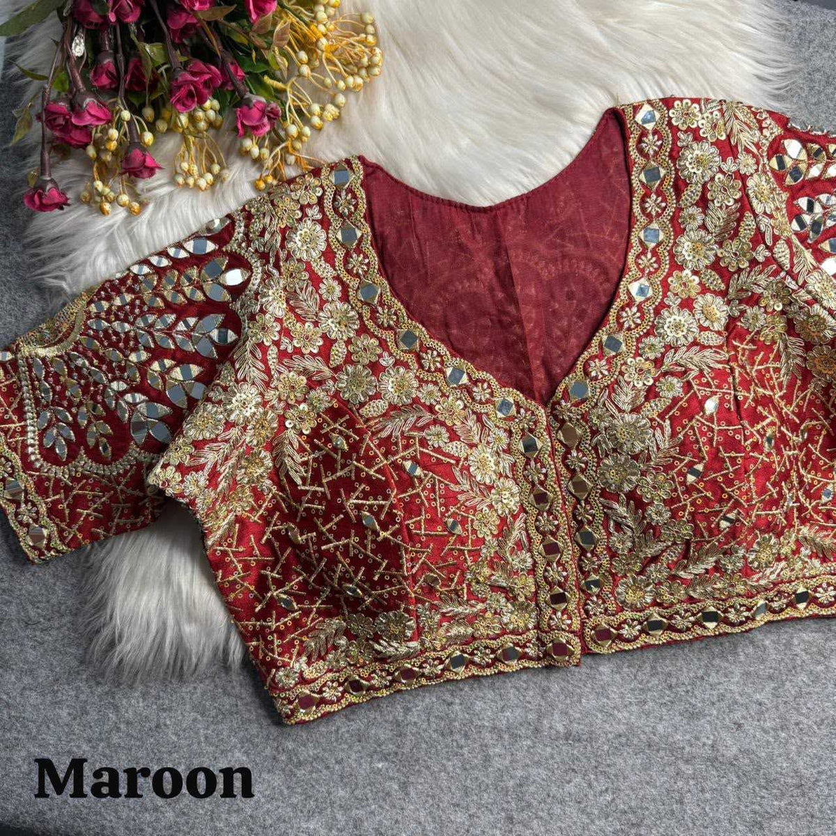 Ananya Italian Silk Designer Blouse