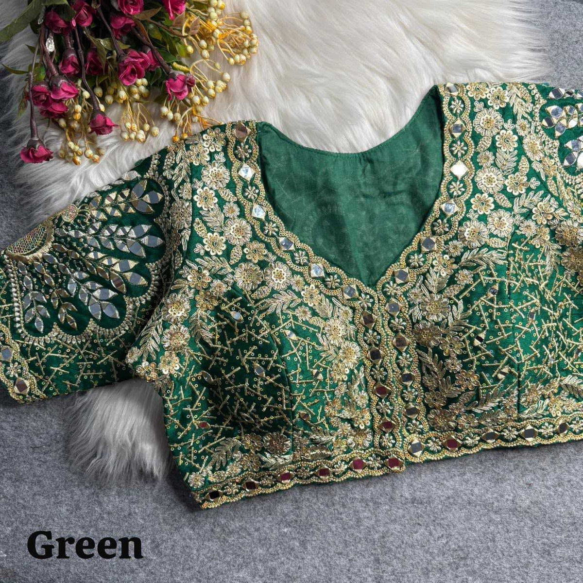 Ananya Italian Silk Designer Blouse