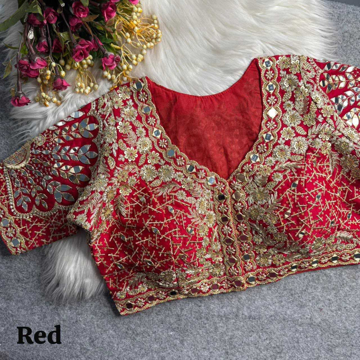 Ananya Italian Silk Designer Blouse