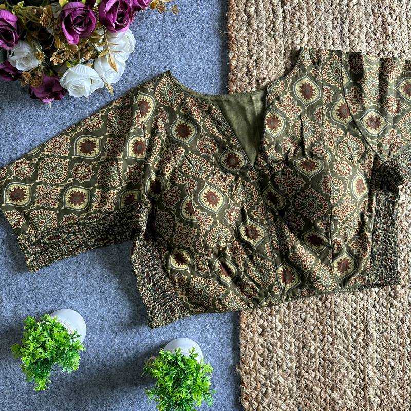 Ananya Pure Cotton Printed Blouse