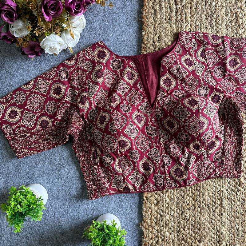 Ananya Pure Cotton Printed Blouse