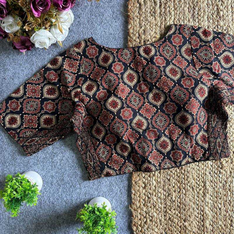 Ananya Pure Cotton Printed Blouse