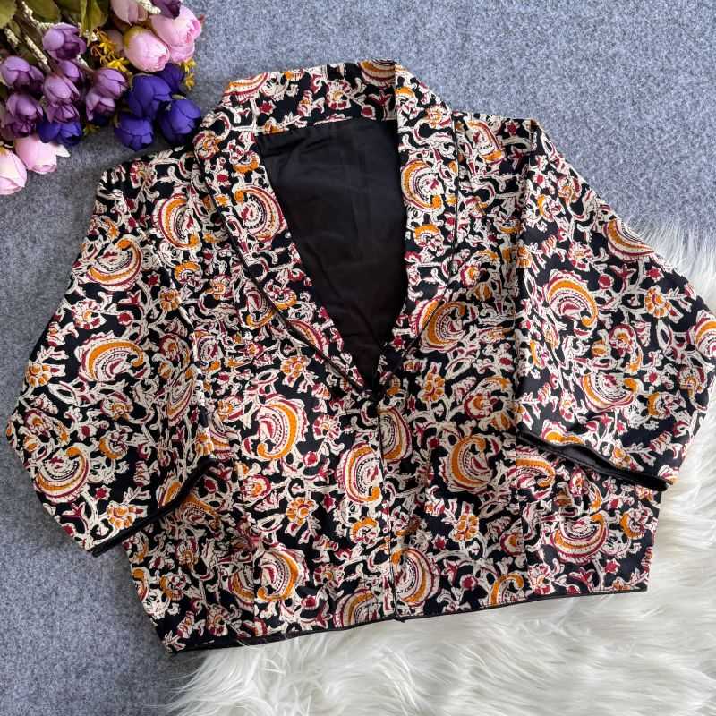 Anaya Cotton Printed Blouse