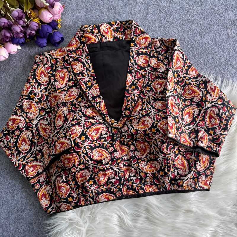 Anaya Cotton Printed Blouse