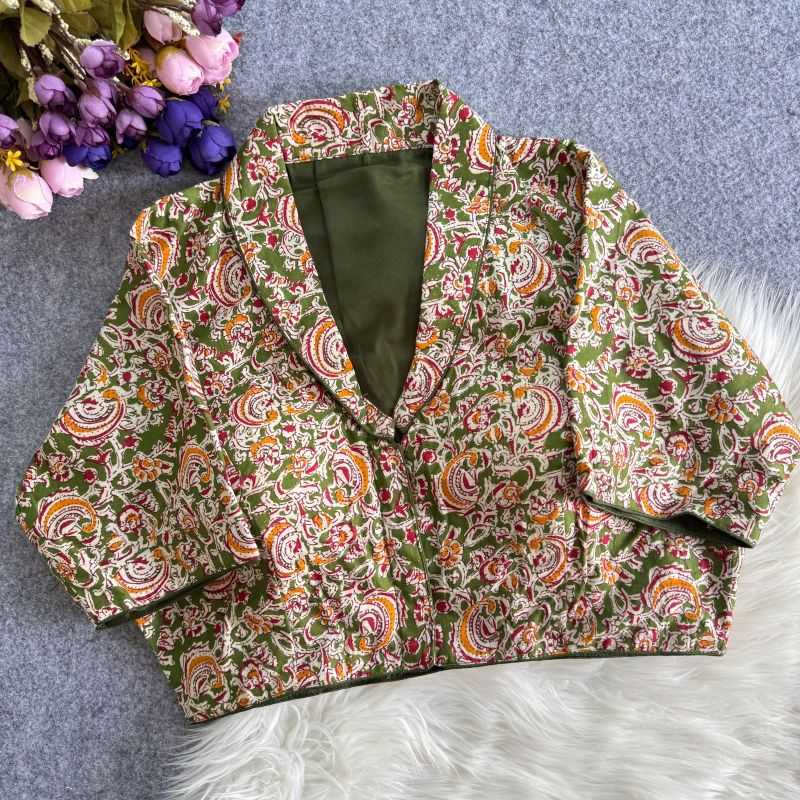 Anaya Cotton Printed Blouse