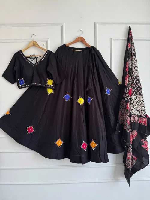 Barkha Khadi Cotton Traditional Lehenga