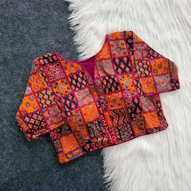 Pure Cotton Printed Blouse
