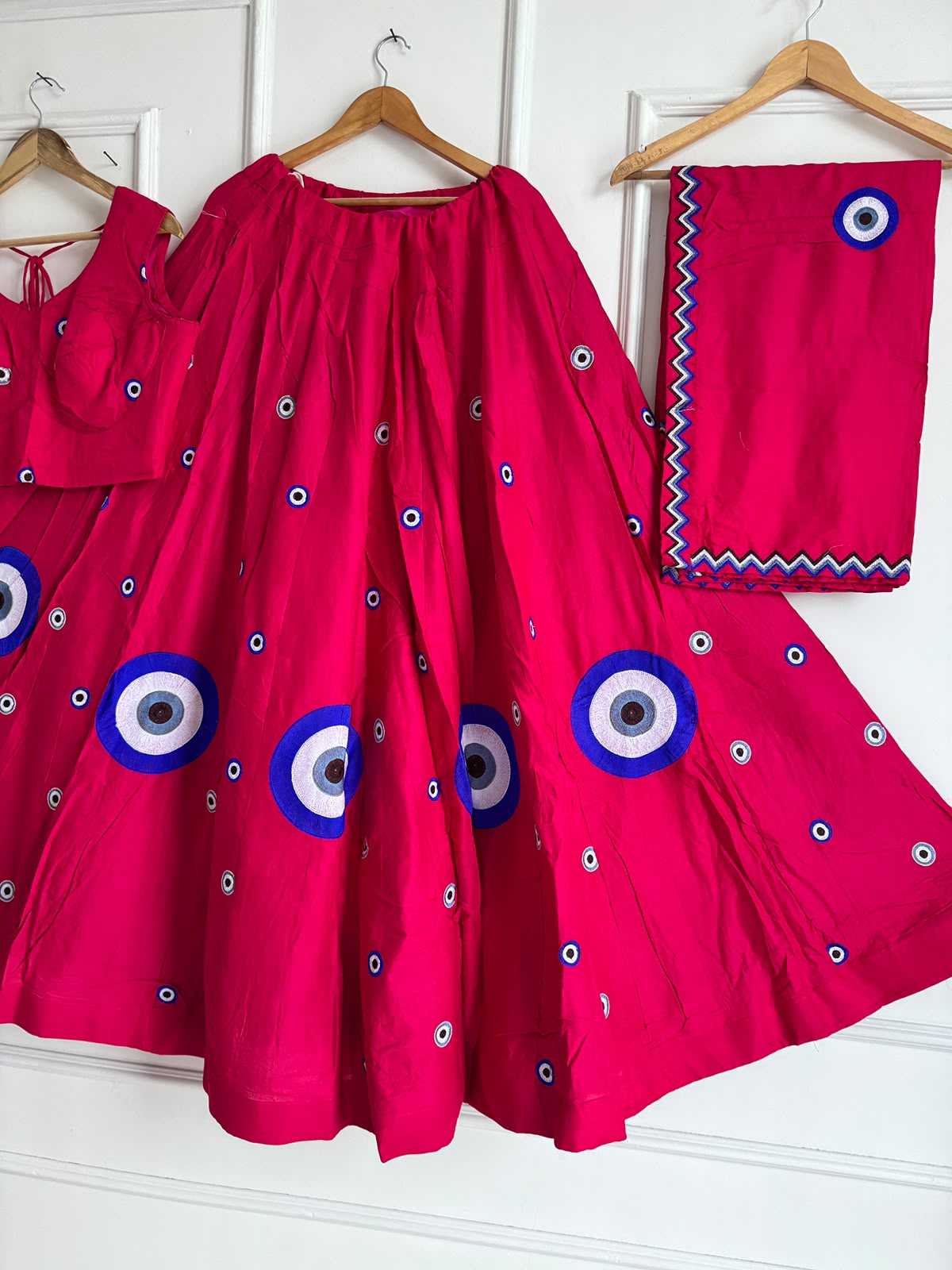 Devika Silk Cotton Embroidered Lehenga