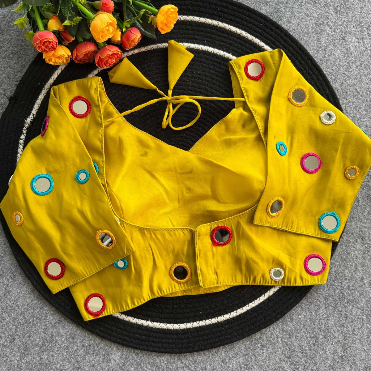 Drishti Heavy Roman Silk Designer Blouse