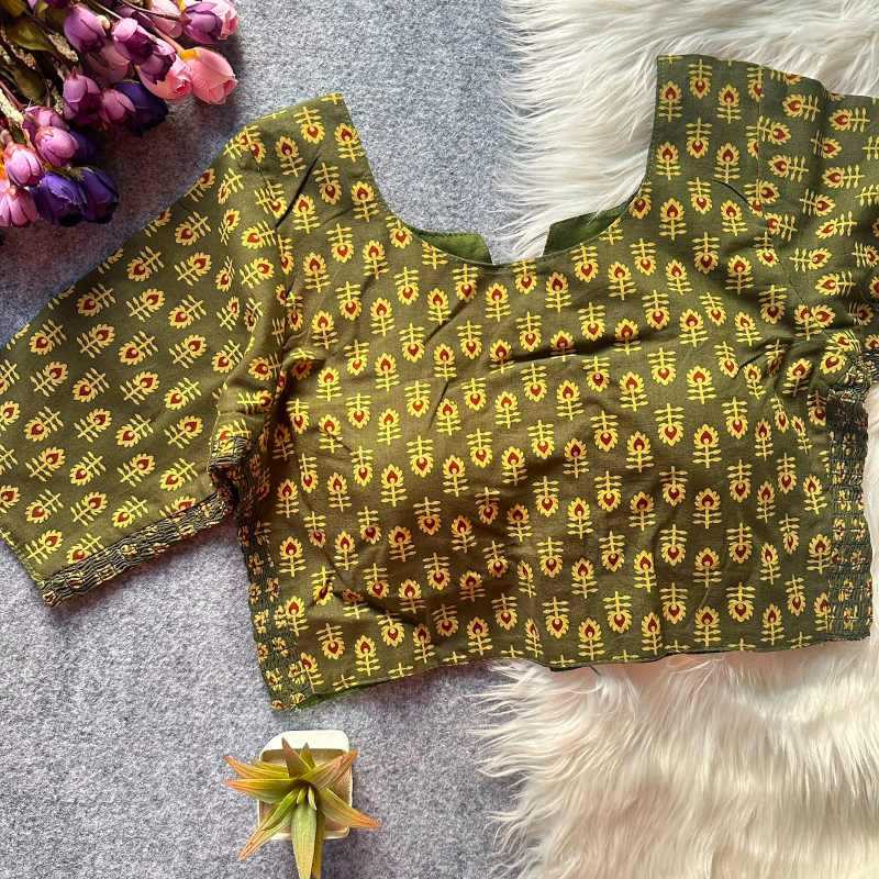 Pure Cotton Printed Blouse