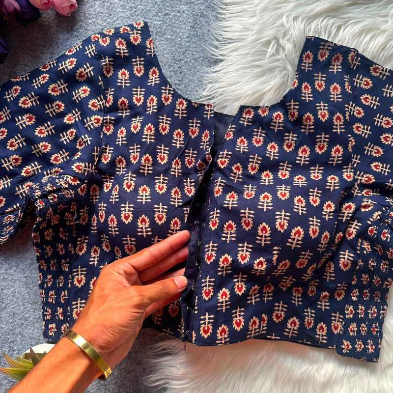 Pure Cotton Printed Blouse