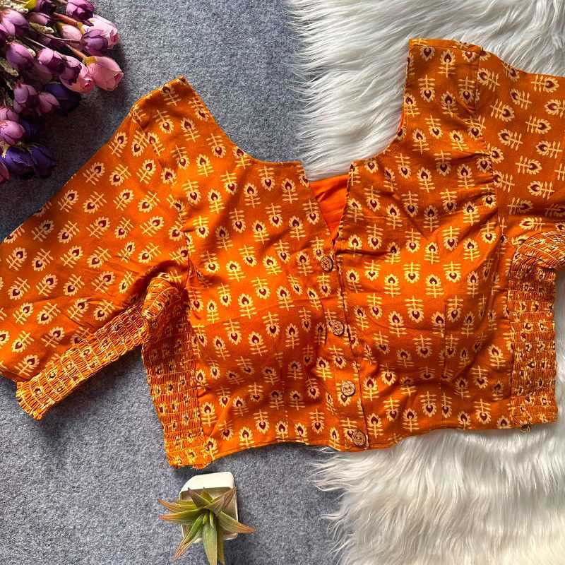 Pure Cotton Printed Blouse