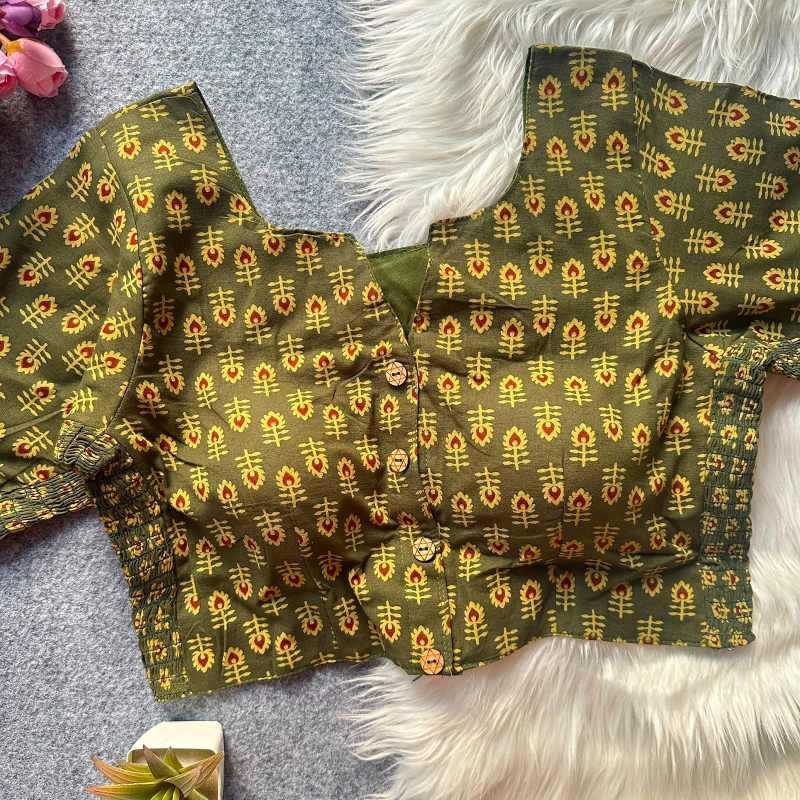 Pure Cotton Printed Blouse