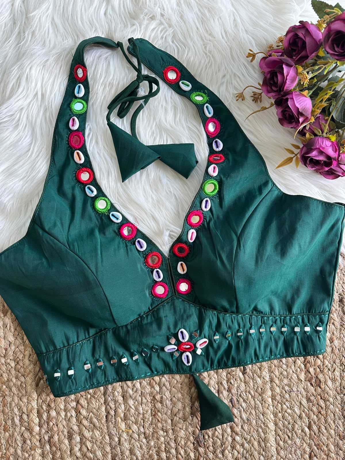Heavy Roman Silk Sleeveless Blouse