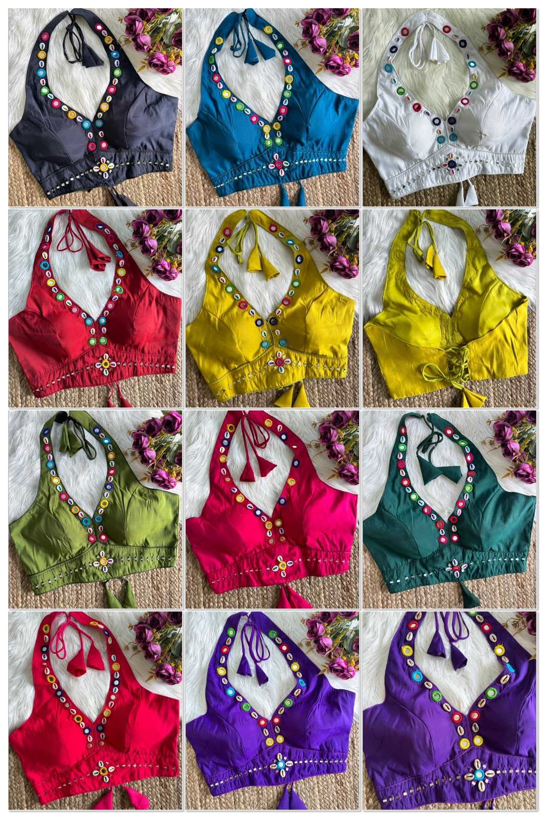 Heavy Roman Silk Sleeveless Blouse