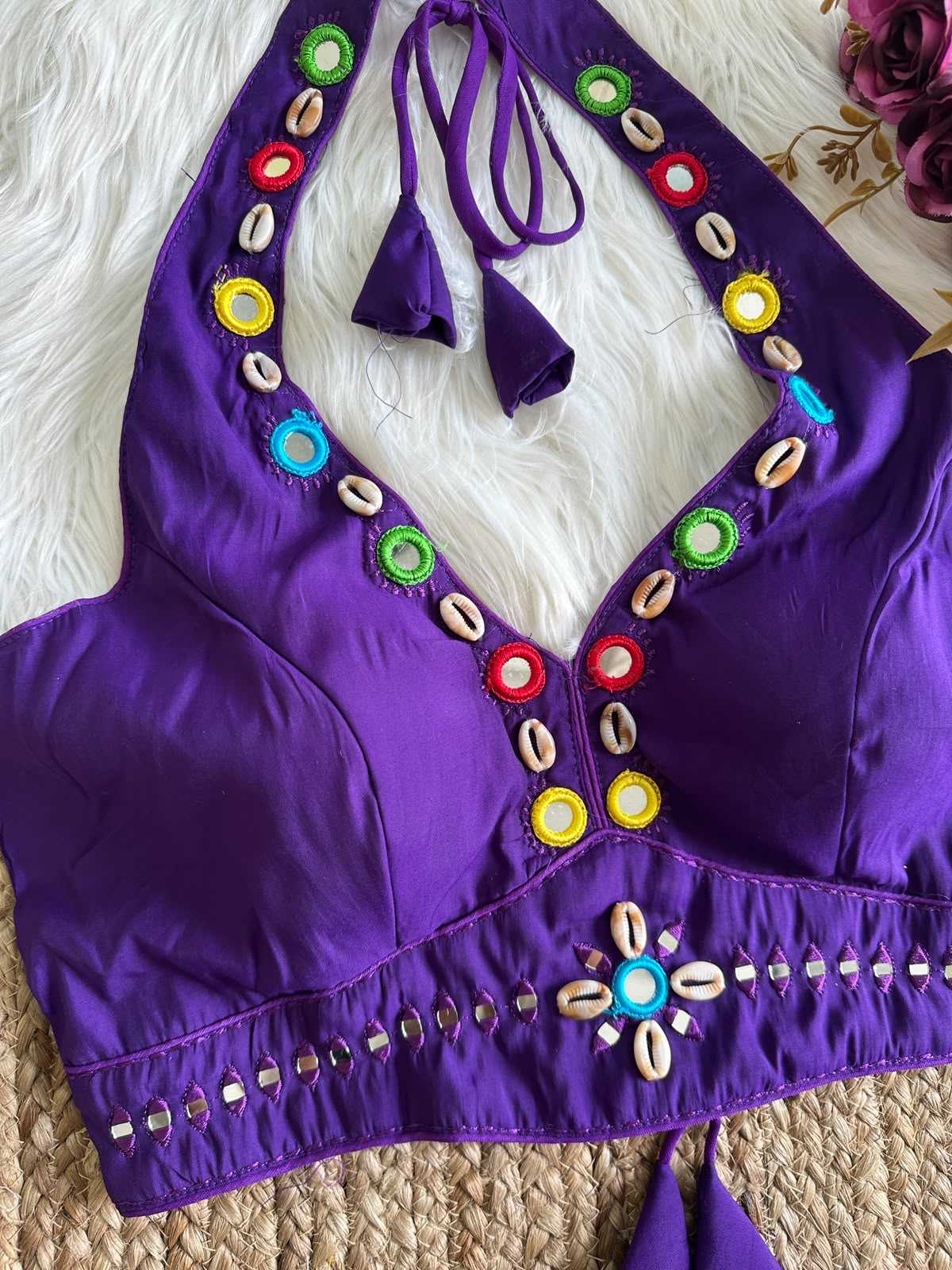 Heavy Roman Silk Sleeveless Blouse