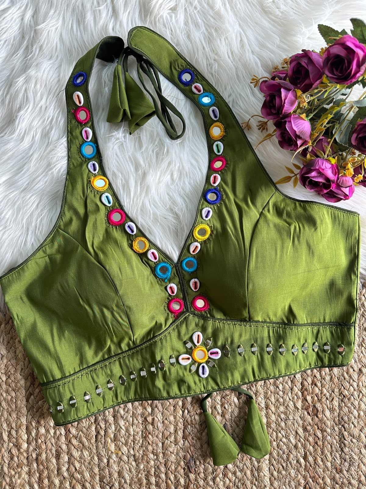Heavy Roman Silk Sleeveless Blouse