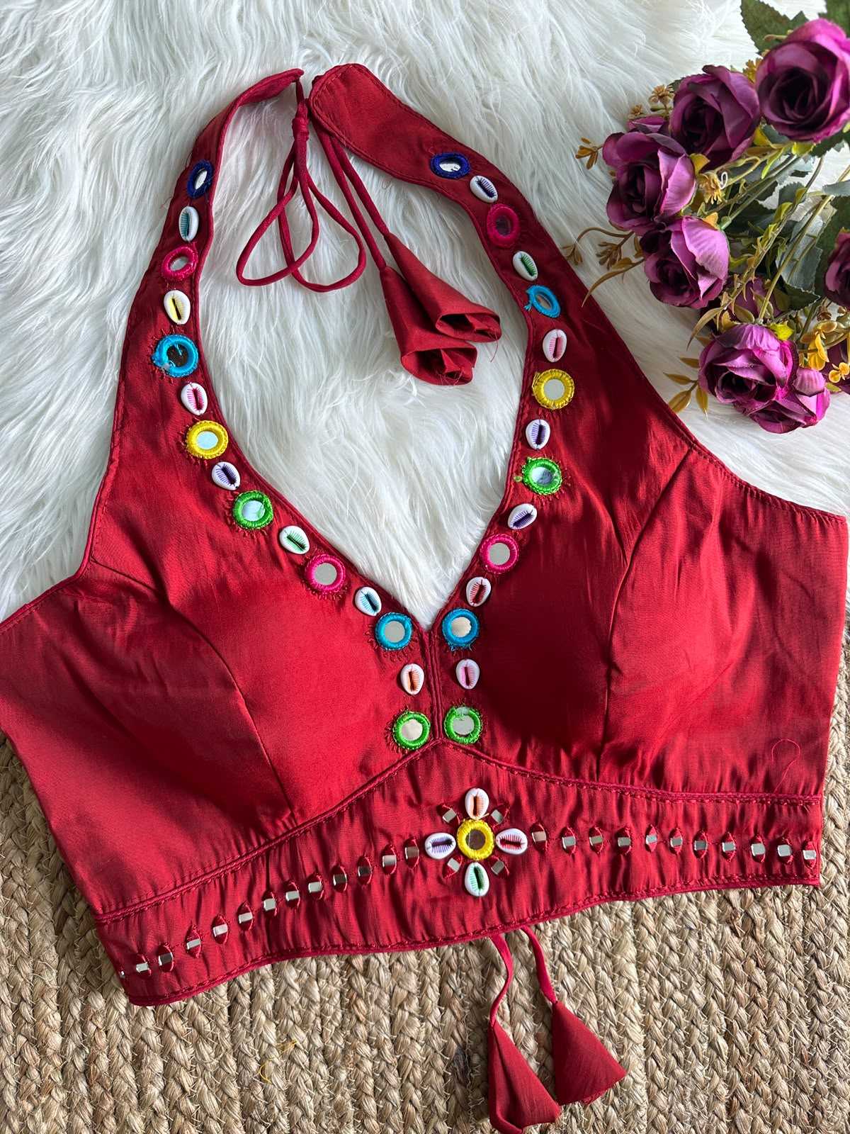 Heavy Roman Silk Sleeveless Blouse