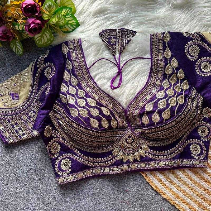 Kashvi Italian Silk Designer Blouse