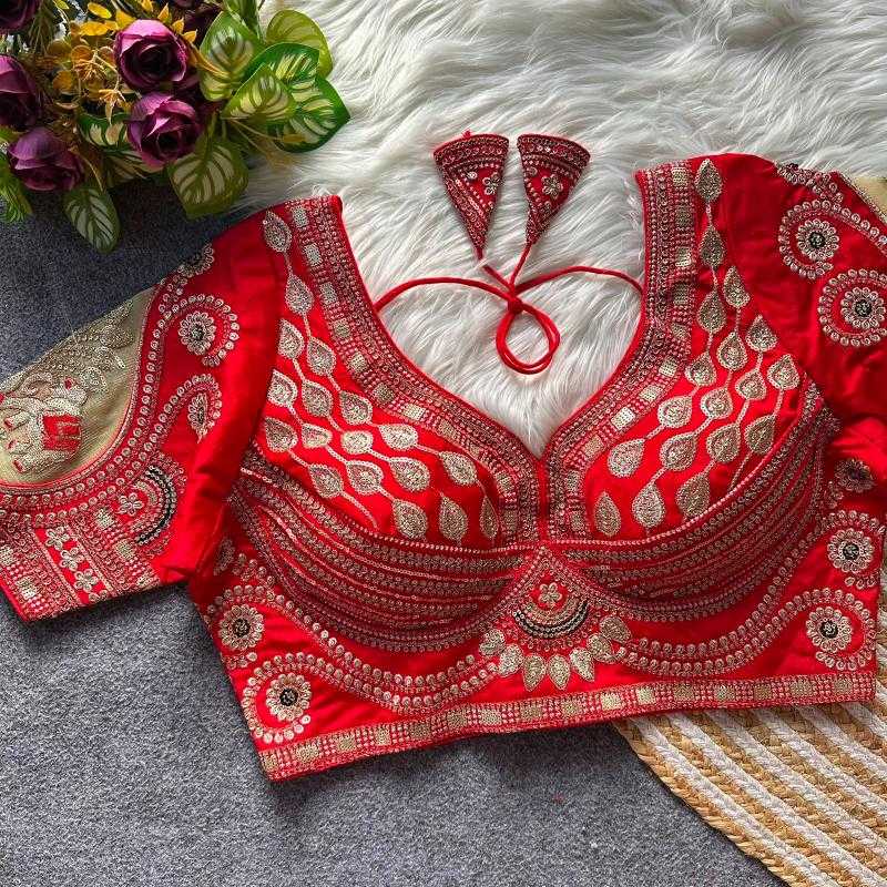 Kashvi Italian Silk Designer Blouse