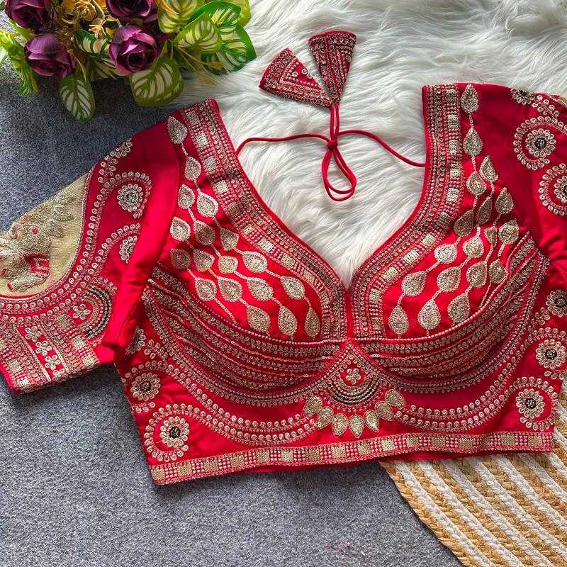 Kashvi Italian Silk Designer Blouse