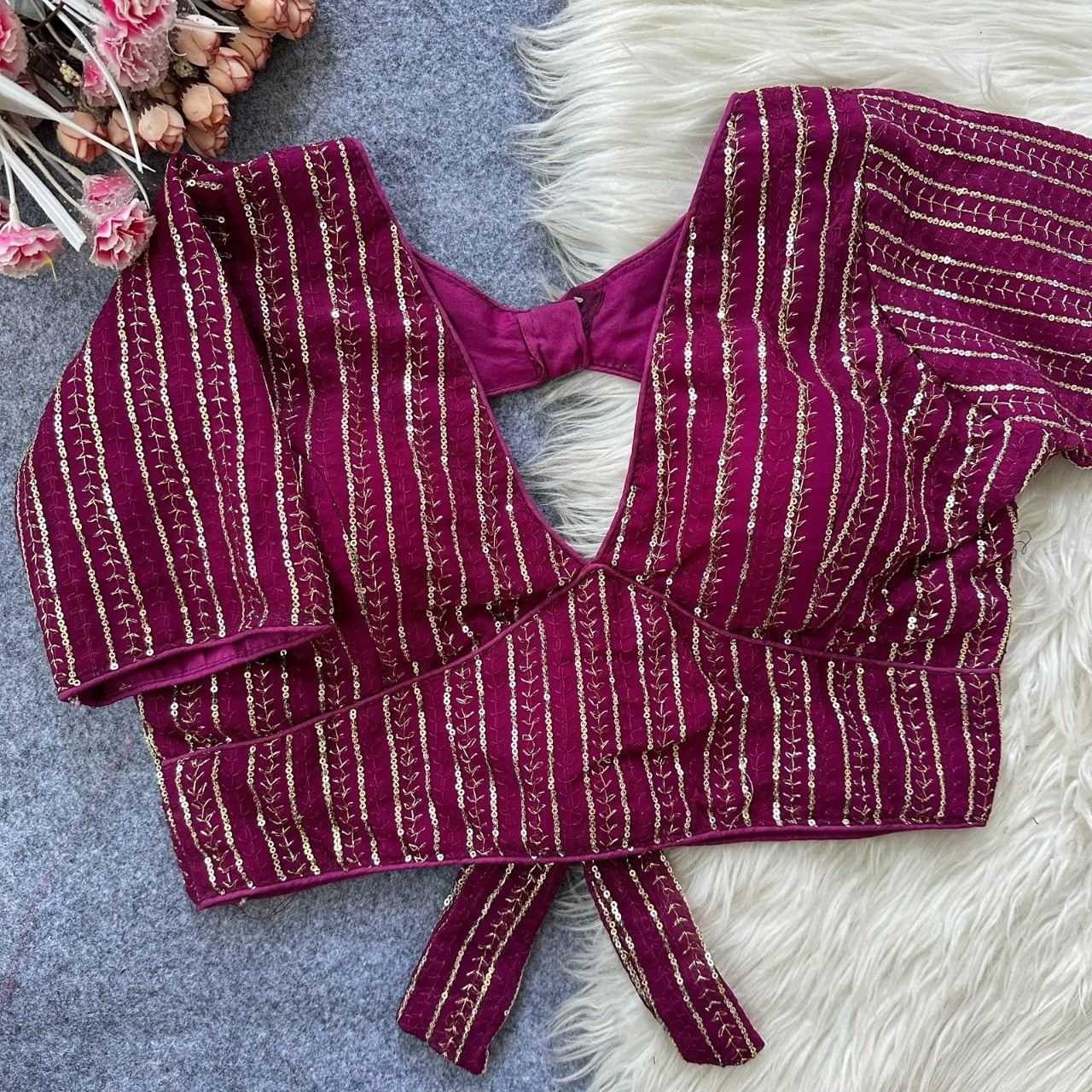 Faux Georgette Blouse