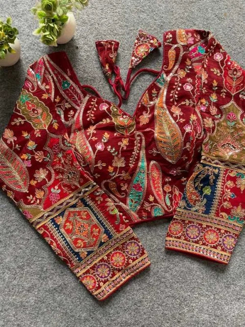 Lavanya Pure Crepe Designer Blouse