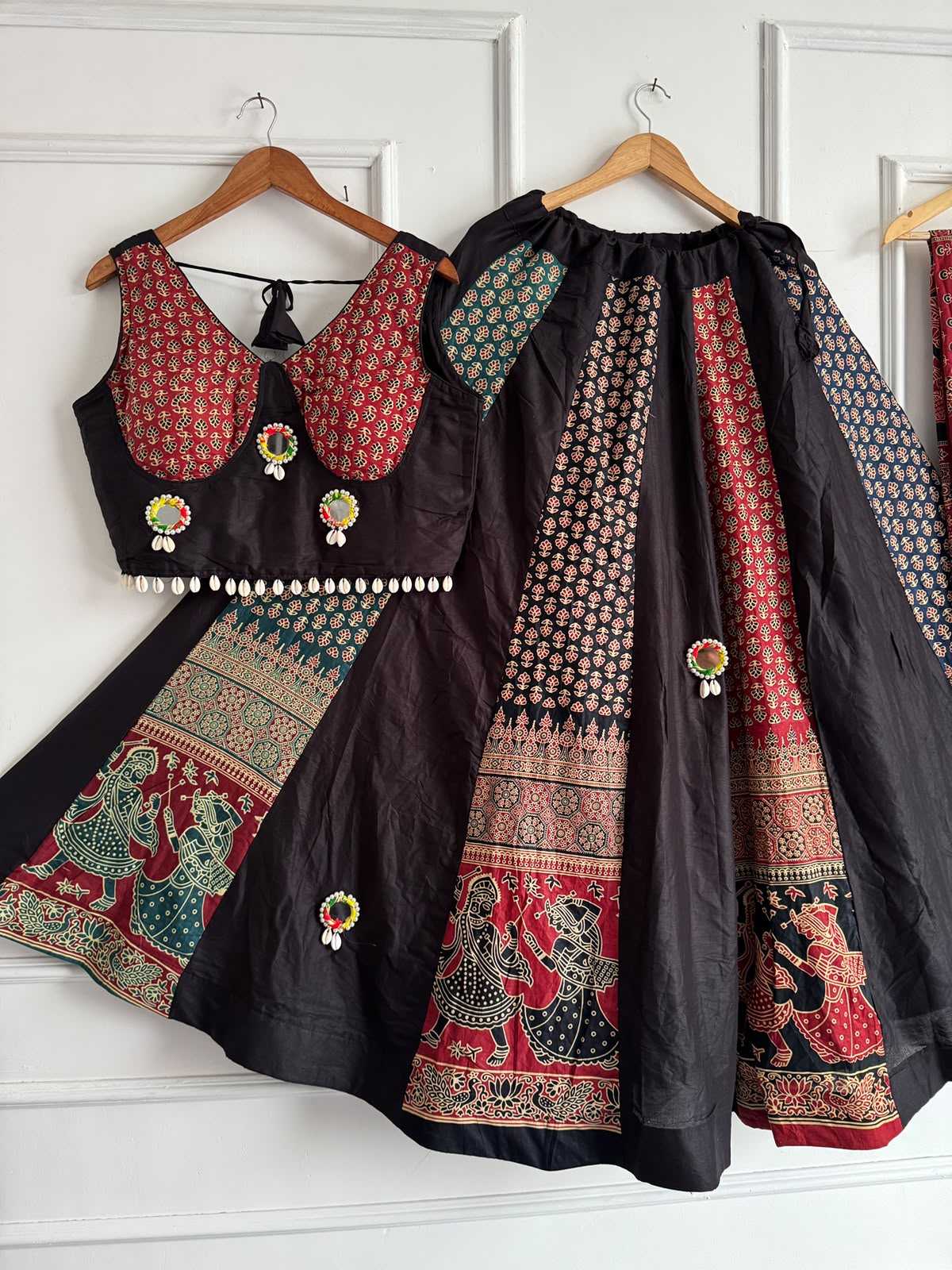 Maahi Khadi Cotton Designer Lehenga