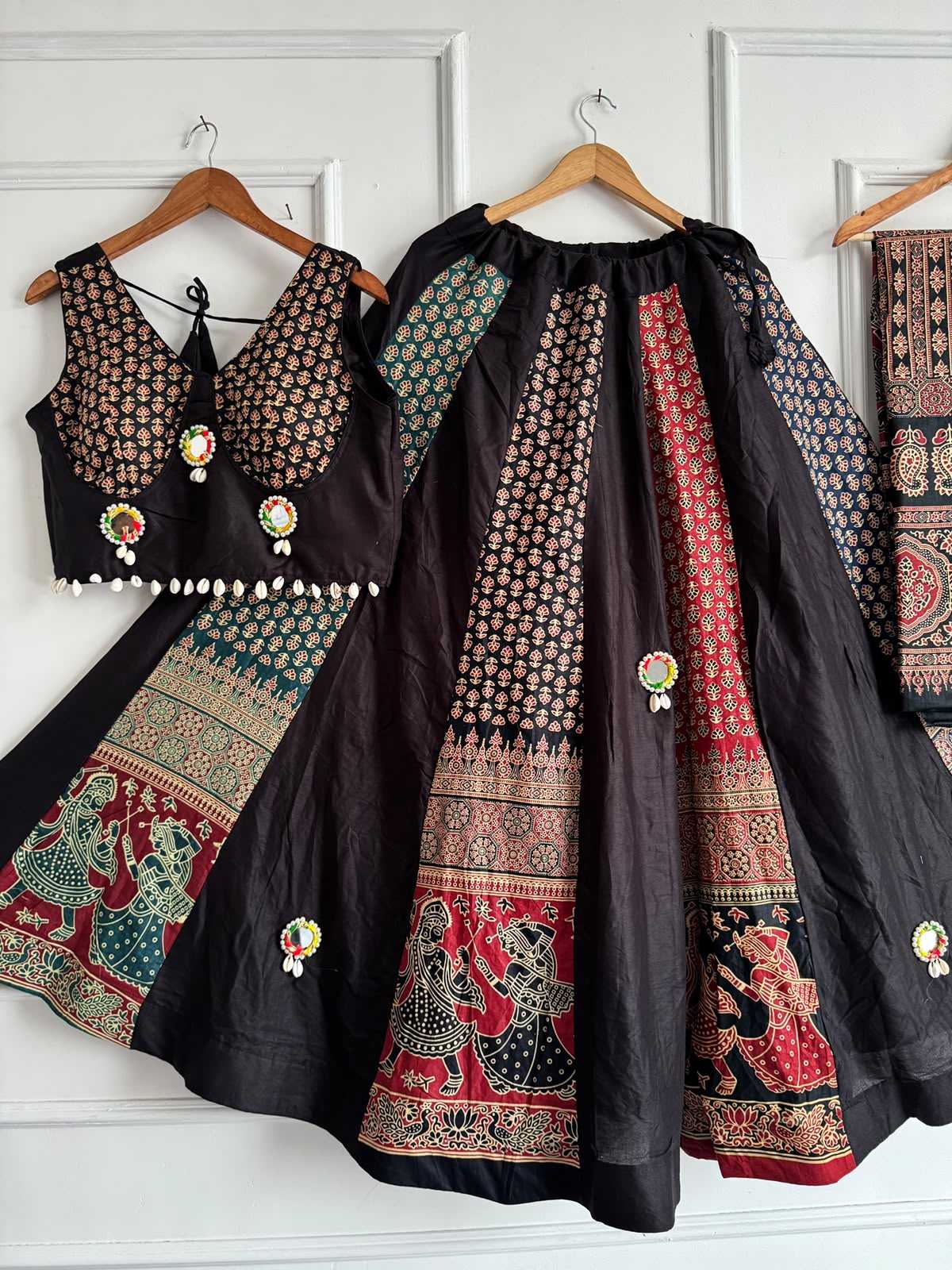 Maahi Khadi Cotton Designer Lehenga