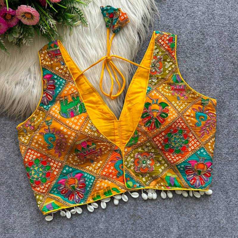 Malini Crepe Silk Designer Blouse