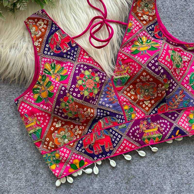 Malini Crepe Silk Designer Blouse