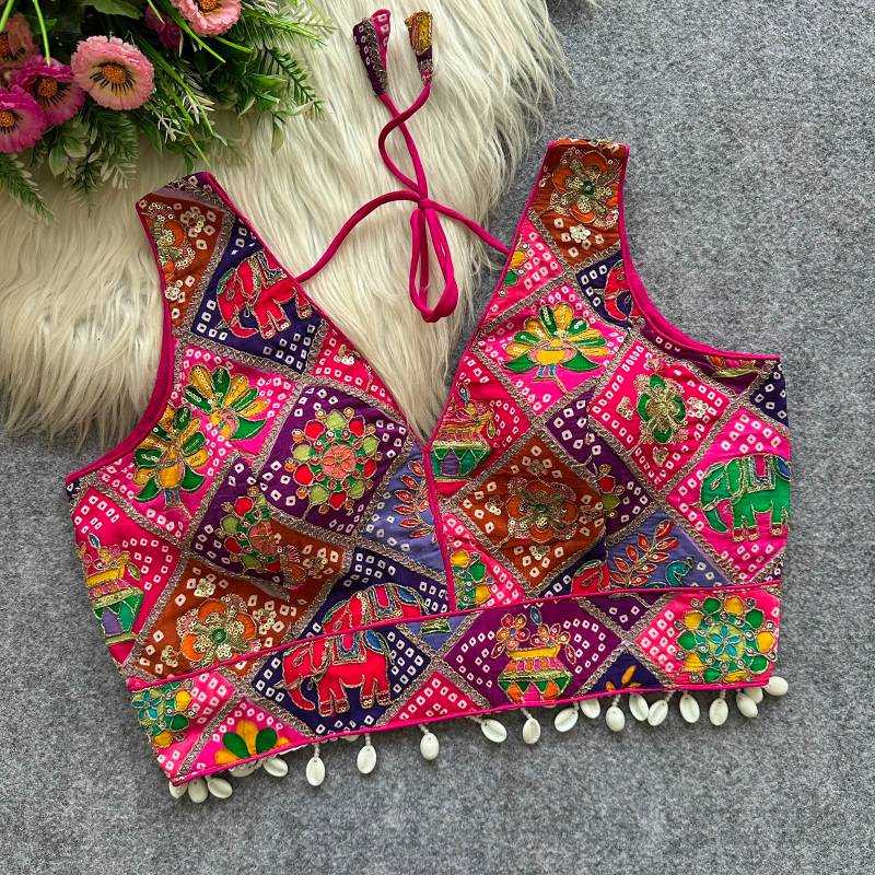 Malini Crepe Silk Designer Blouse