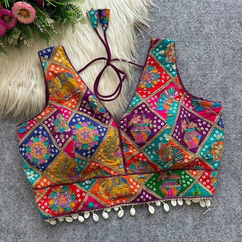 Malini Crepe Silk Designer Blouse