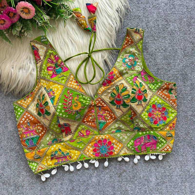 Malini Crepe Silk Designer Blouse