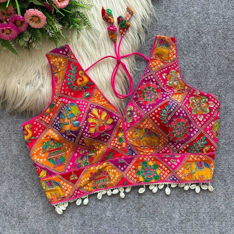 Malini Crepe Silk Designer Blouse