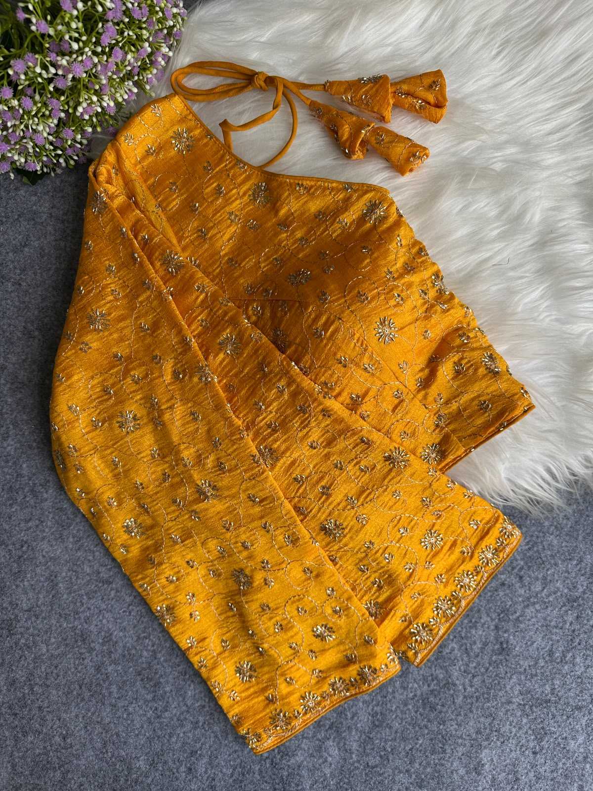 Vichitra Silk Designer Blouse