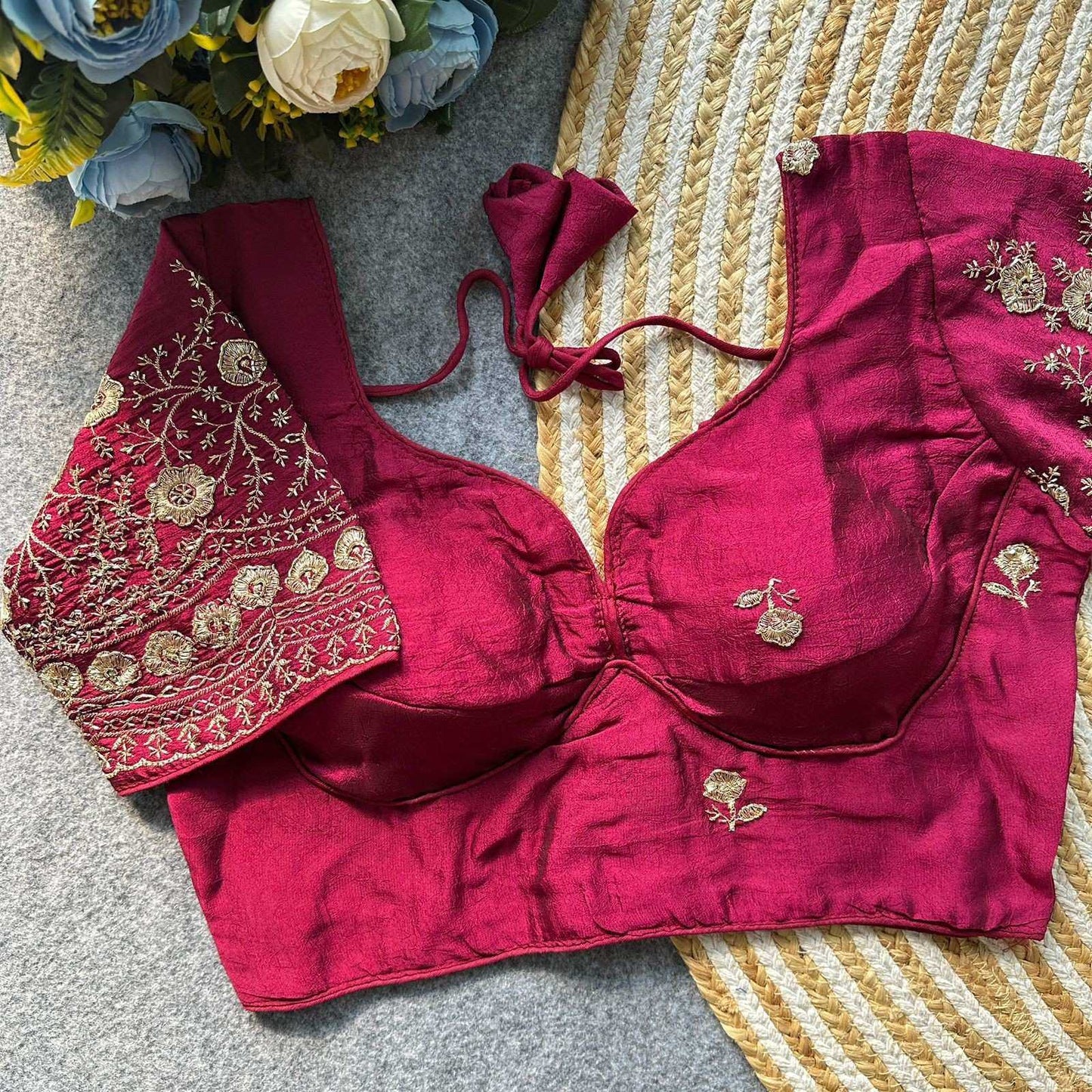 Rangoli Silk Blouse