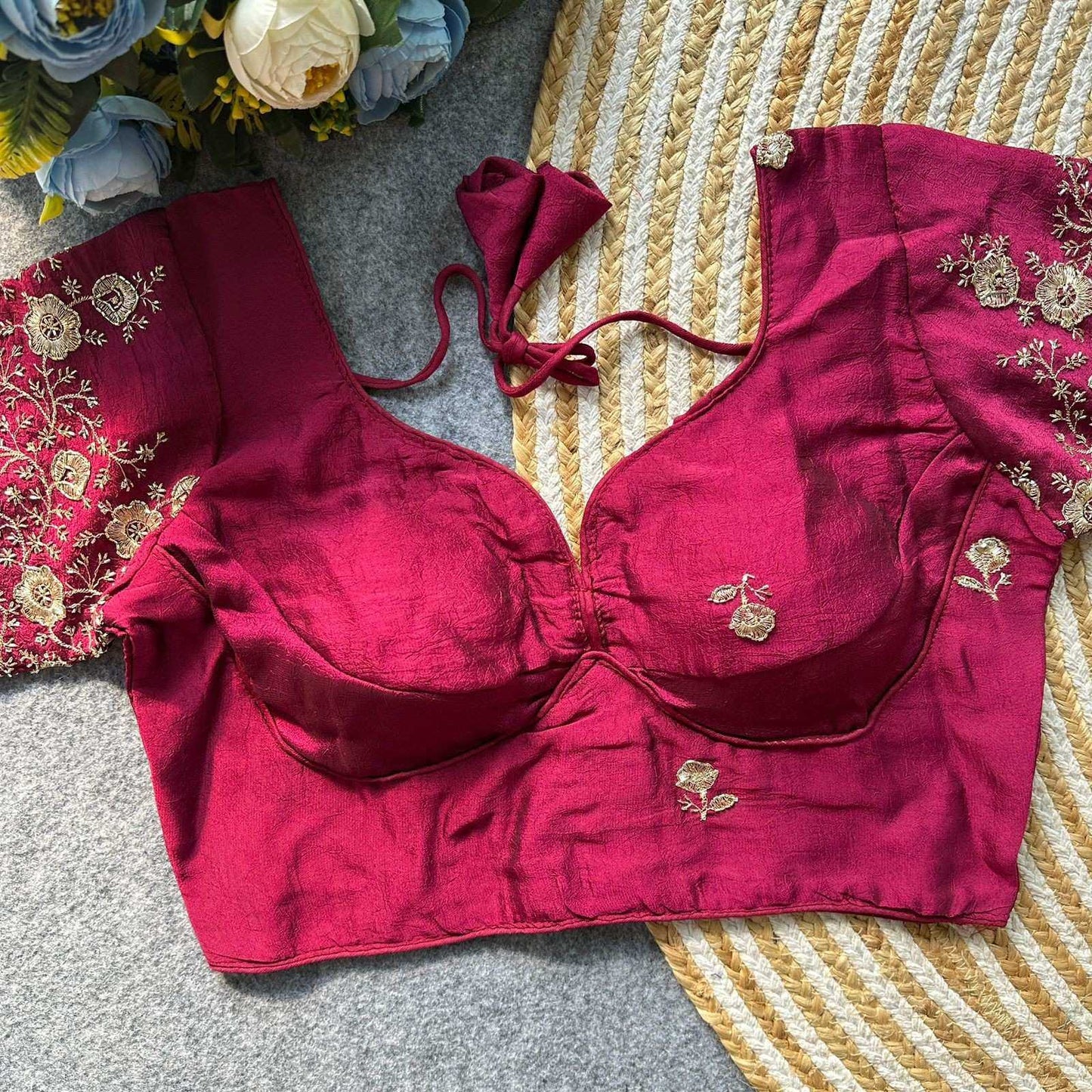 Rangoli Silk Blouse