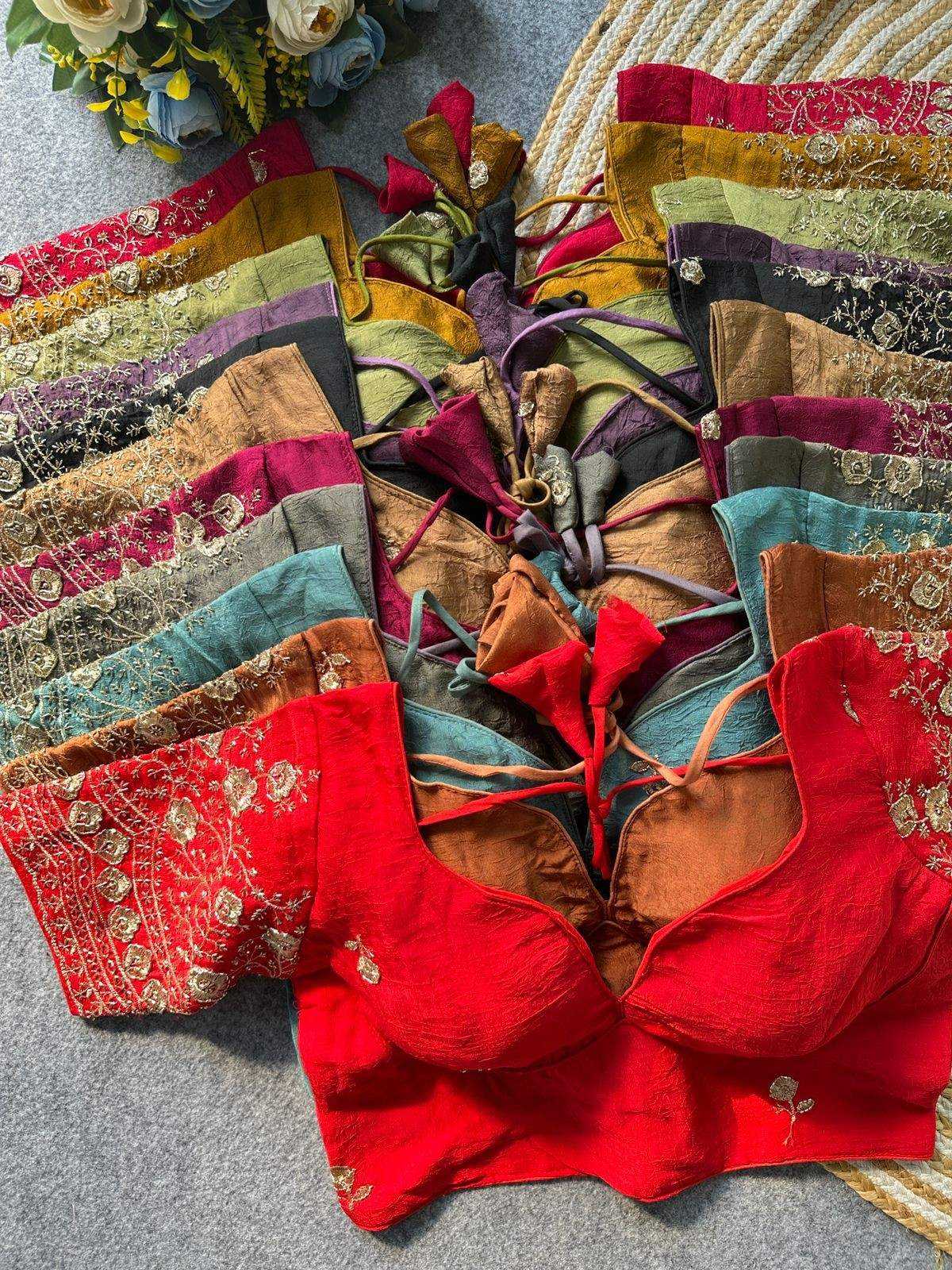 Rangoli Silk Blouse