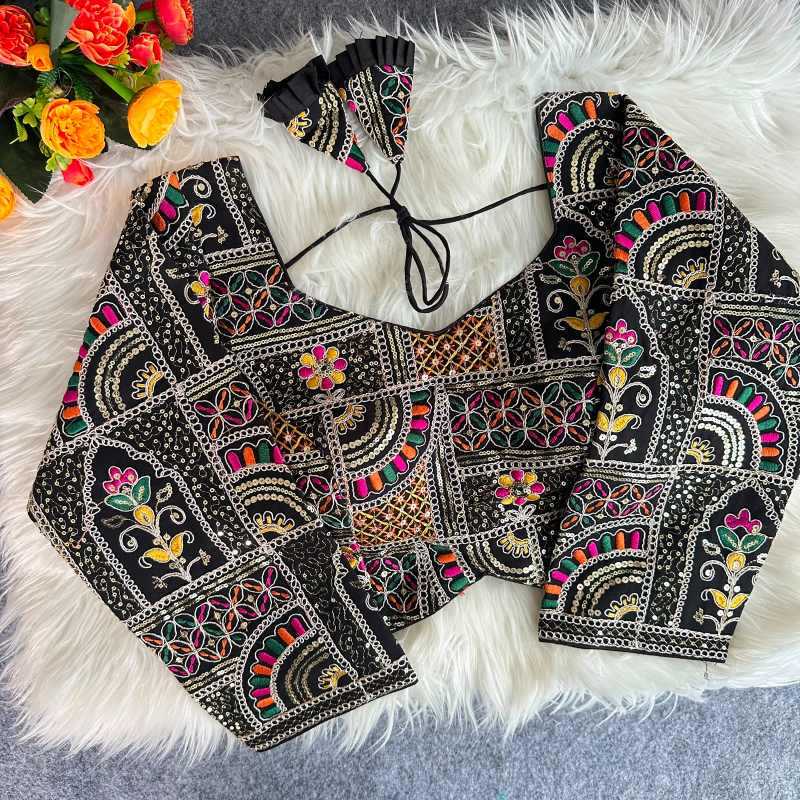 Sequence Embroidery Blouse