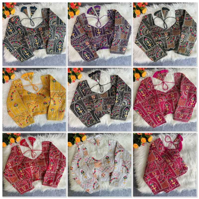 Sequence Embroidery Blouse