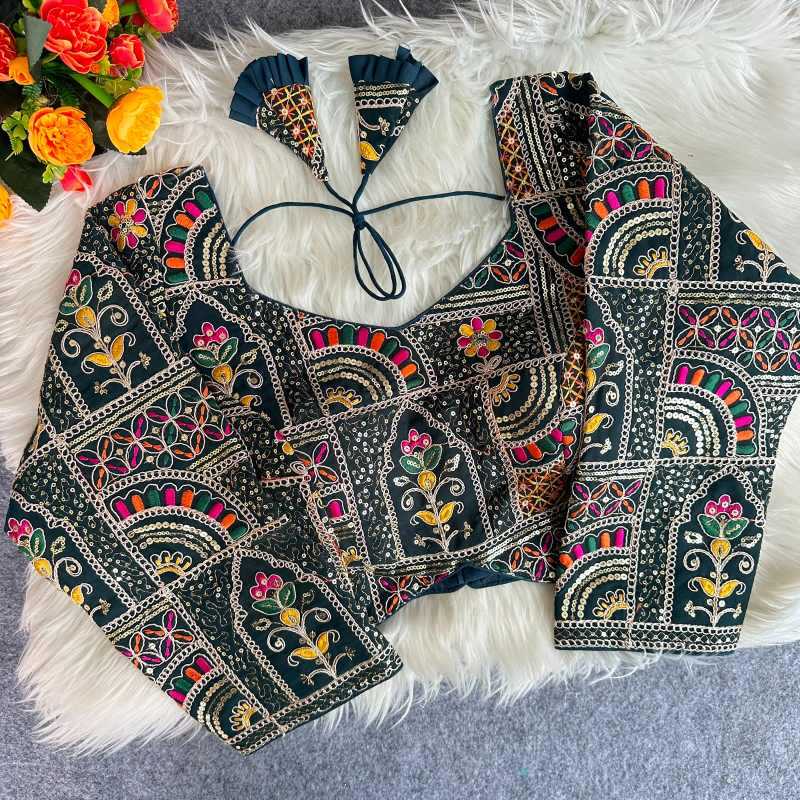 Sequence Embroidery Blouse