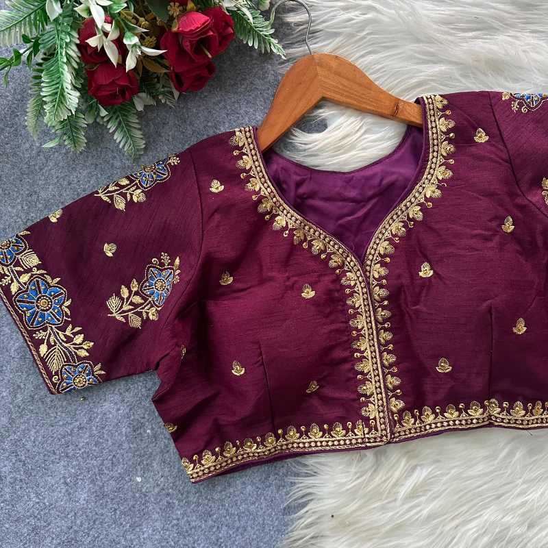 Pure Silk Designer Blouse