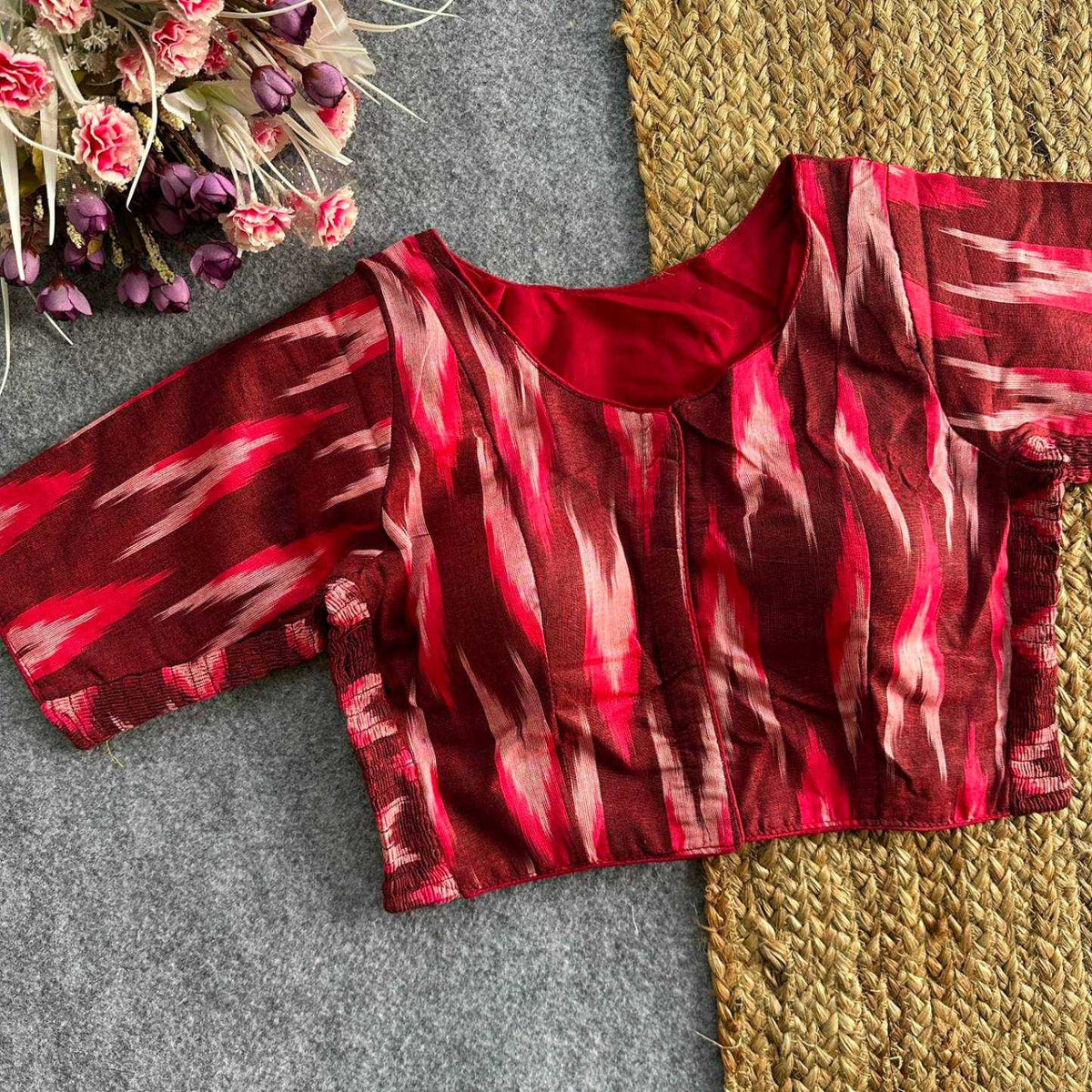 Zara Cotton Designer Blouse
